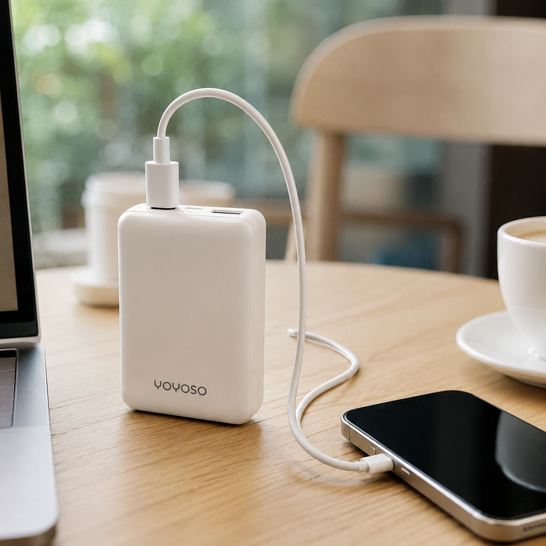 Bateria Portatil Blanca 5000 MAH Yoyoso