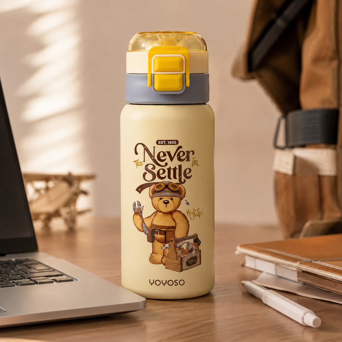 Termo Insulado Teddy Island 500ml Yoyoso