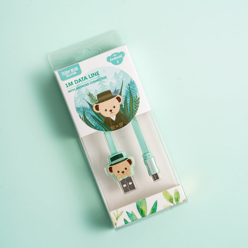 Cable De Datos En Forma De Oso Android