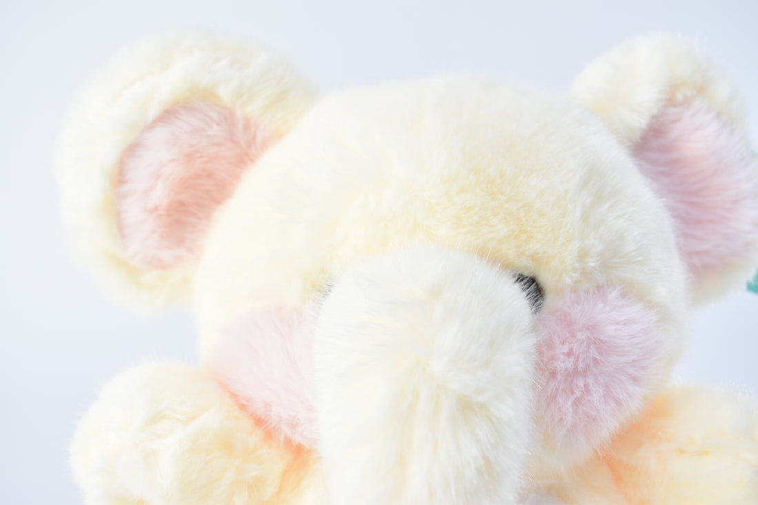 Peluche elefante amarillo sentado 23 cm  yoyoso
