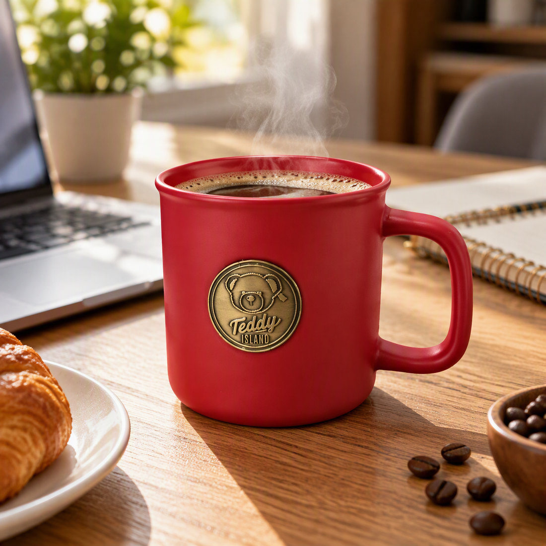 Taza de Café Teddy Island 420ml Yoyoso