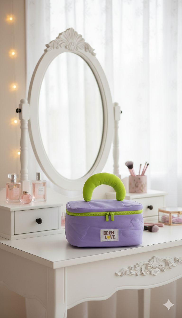 Lonchera Térmica Portátil con Asa Acolchada Color Lila y Verde Been Love Yoyoso