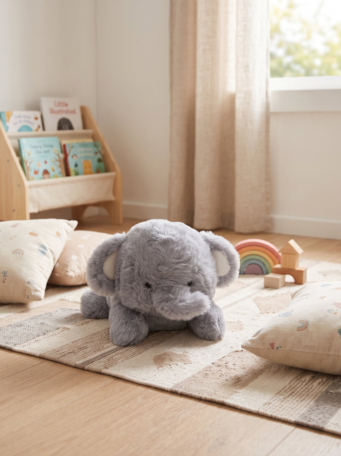 Peluche de Elefante Acostado 35 cm Yoyoso