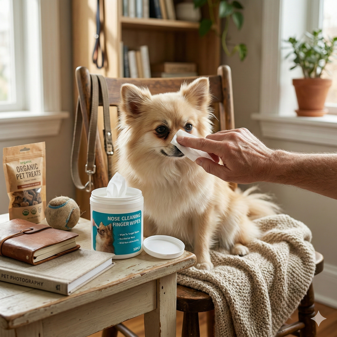 Toallitas Húmedas para Limpieza de Nariz de Mascotas 50 und. Yoyoso