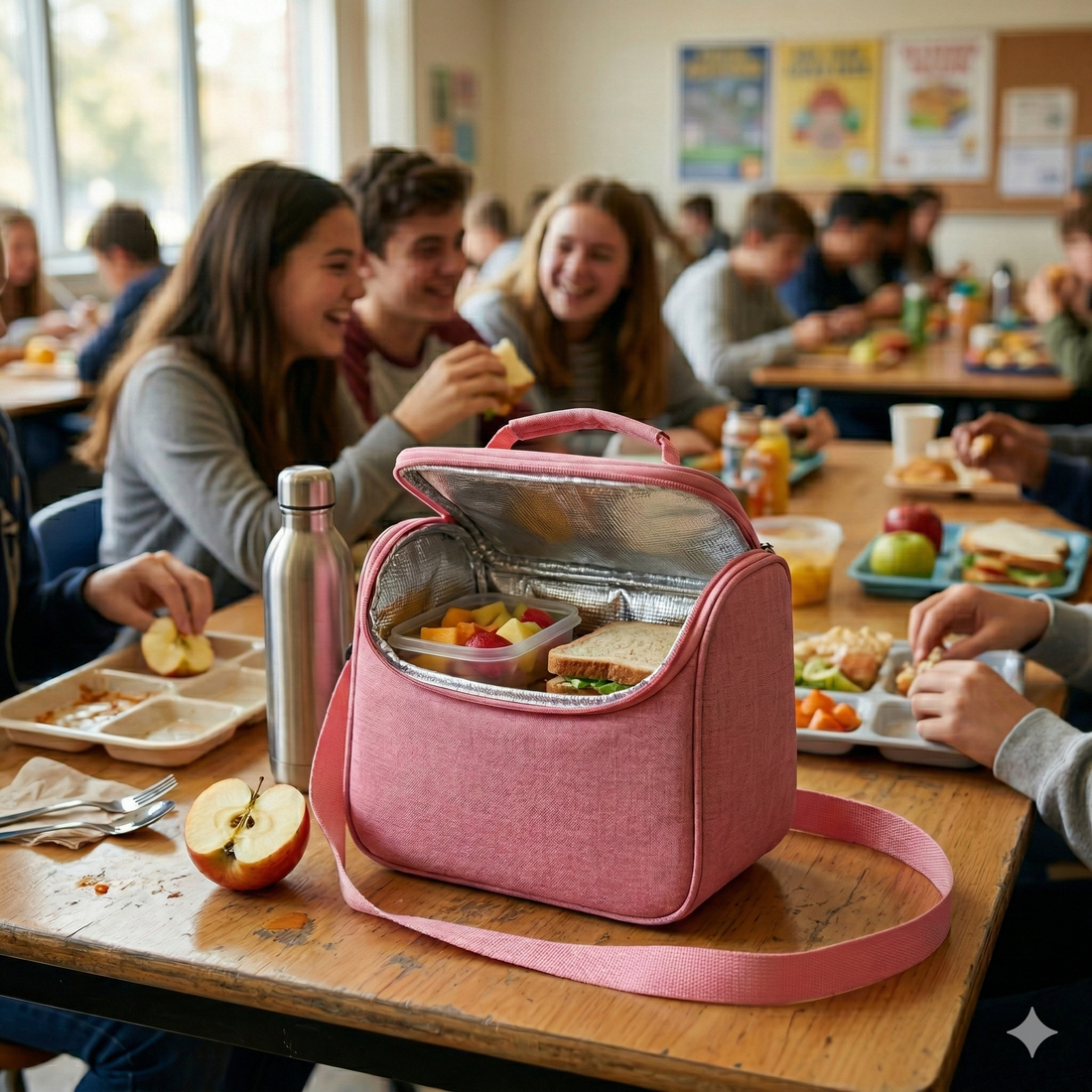 Lonchera Térmica Impermeable y Portátil con Correa Ajustable - Yoyoso