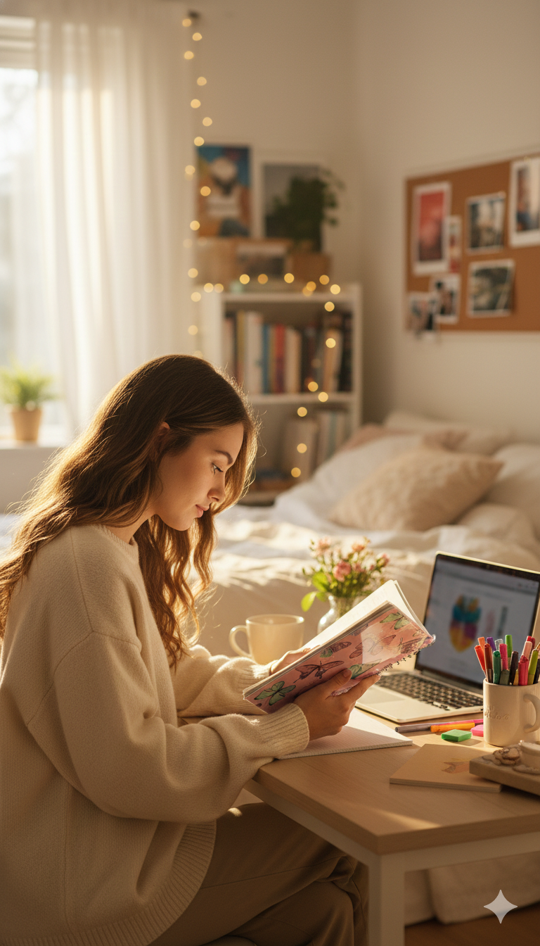 CUADERNO TAPA DURA A5 - MARIPOSA - 96PG