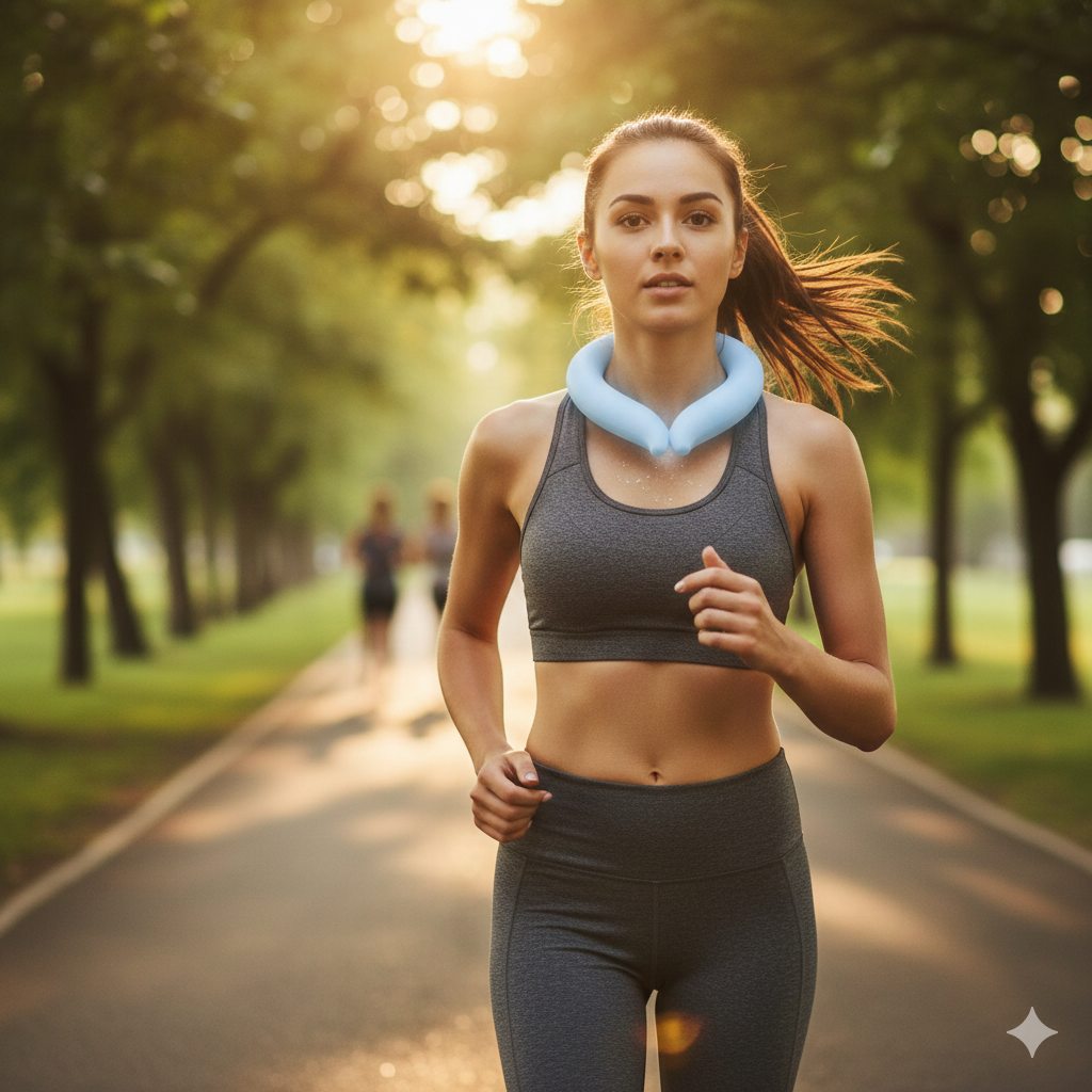 Collar Refrescante Ice Feel Cooling Neck Ring Reutilizable Talla L Yoyoso