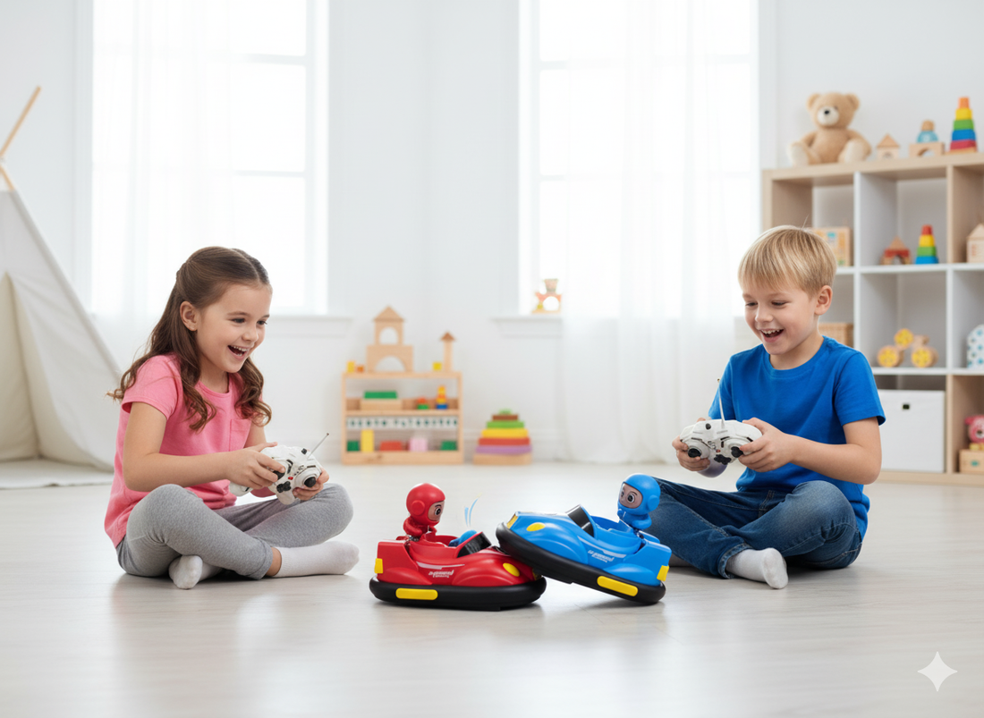 Set de Carros de Choque RC Duelo Ejección de Piloto al Impacto Yoyoso