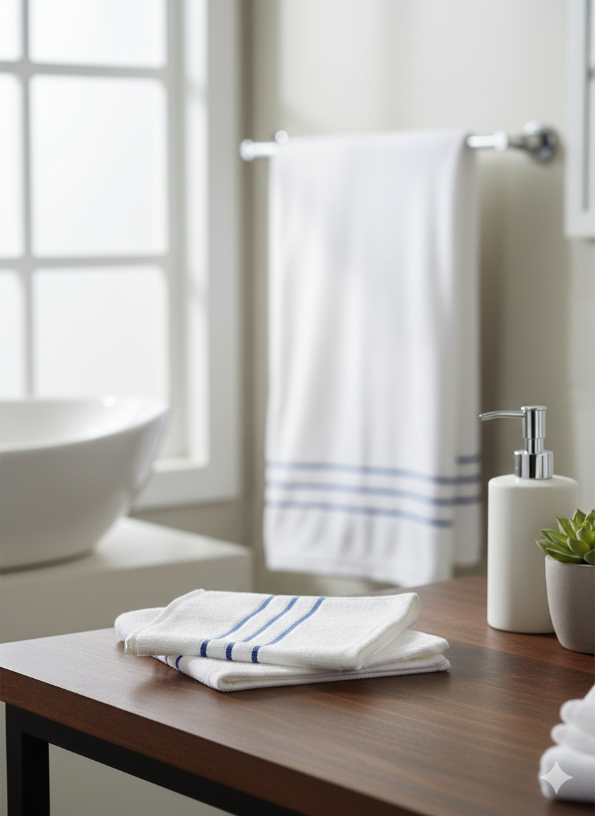 TOALLA BLANCA - 35X35 CM