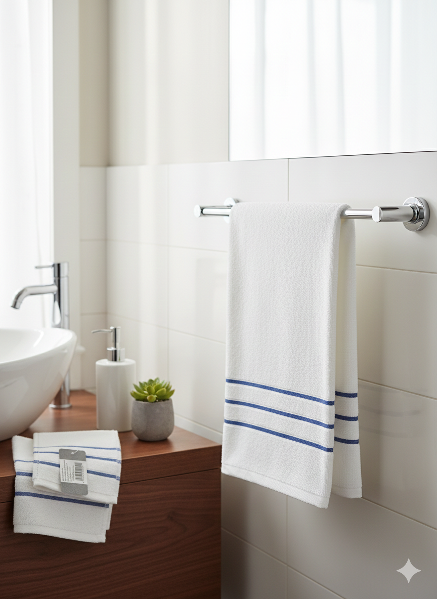 TOALLA BLANCA - 35X75 CM