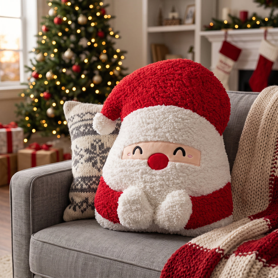 Cojín Decorativo Papá Noel 35 cm Yoyoso
