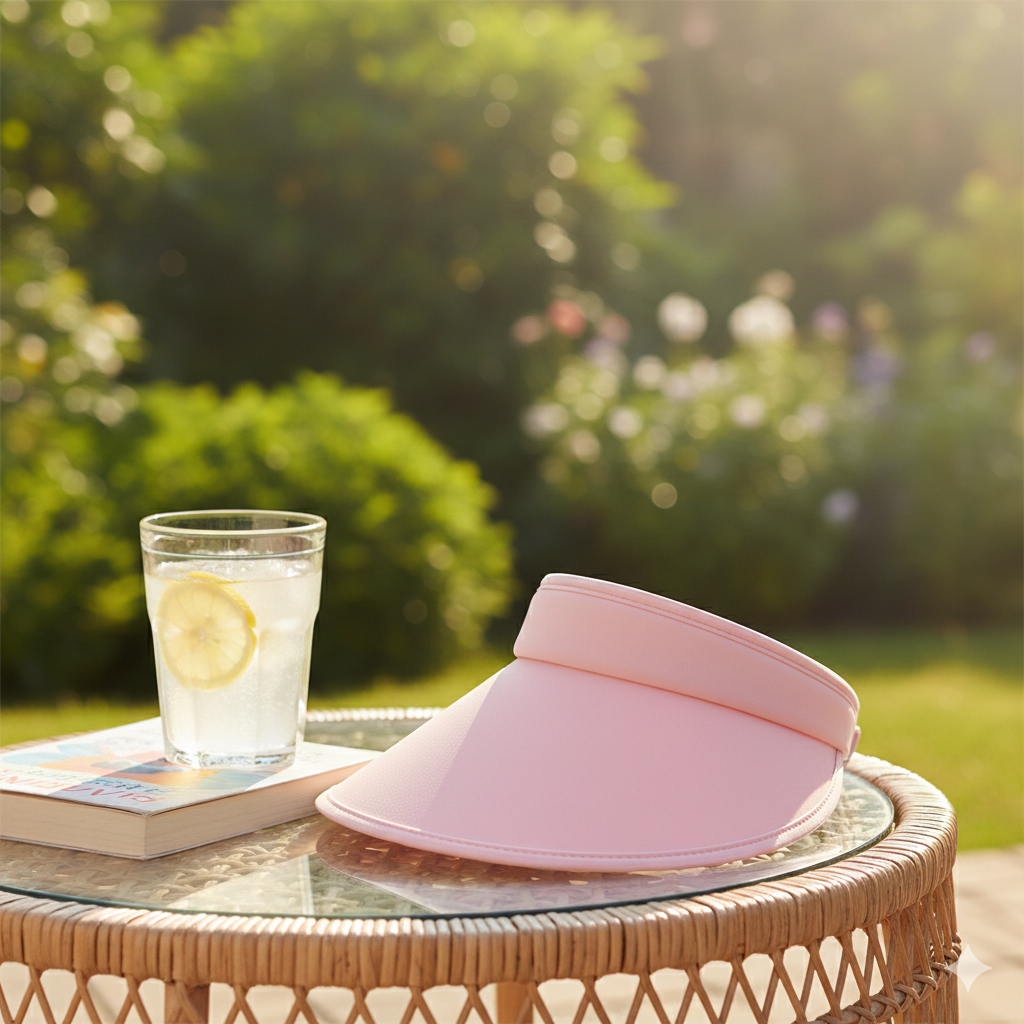 Visera Deportiva Ajustable Color Rosa Protección Solar Unisex Yoyoso