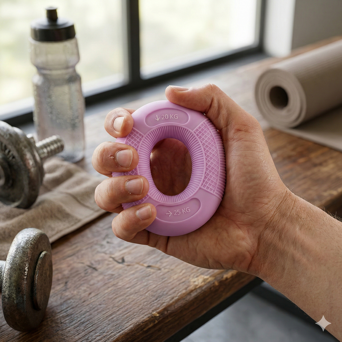 Anillo de Resistencia para Ejercicio de Mano y Agarre 20-25 kg Yoyoso