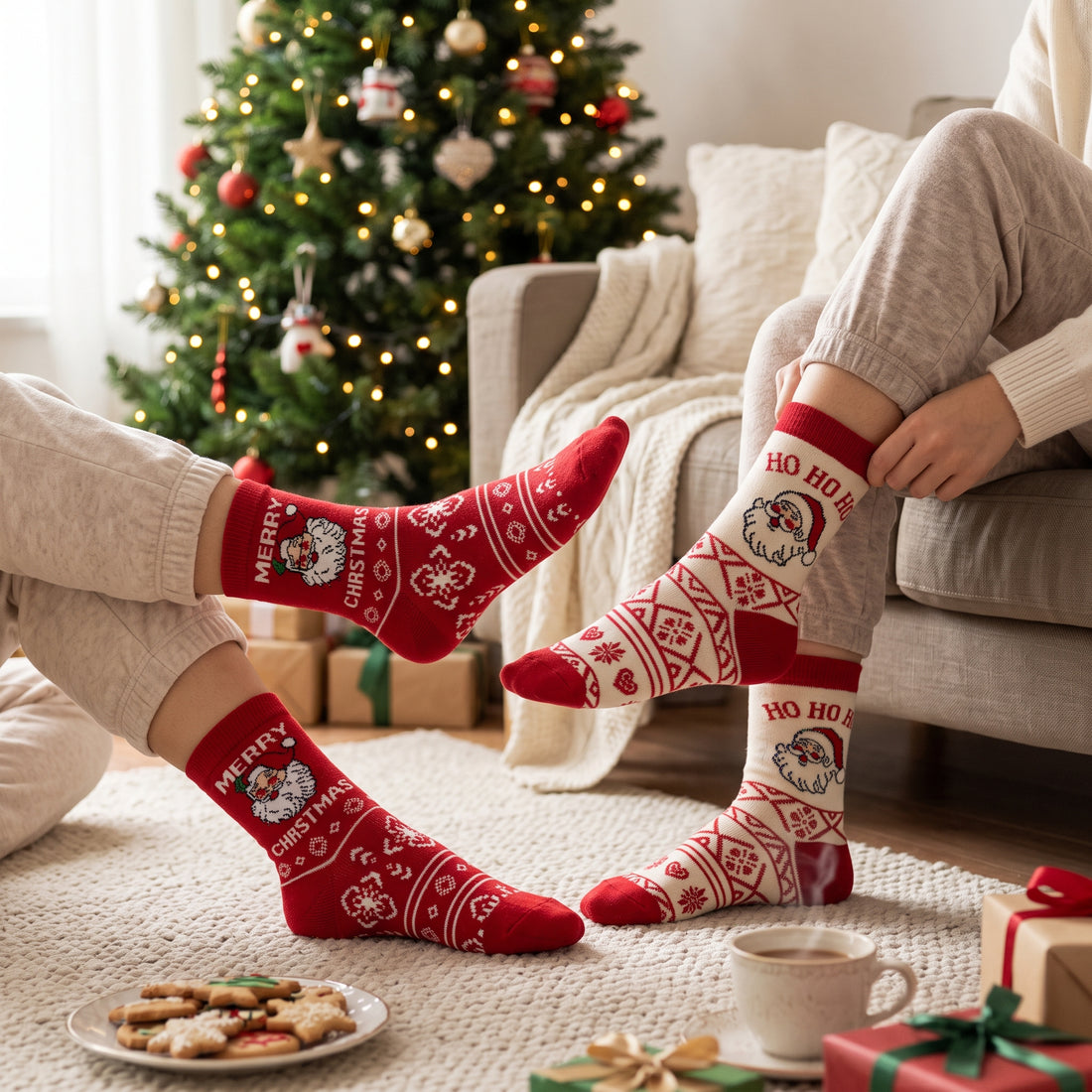Set de Medias Navideñas x 2 Unidades Yoyoso