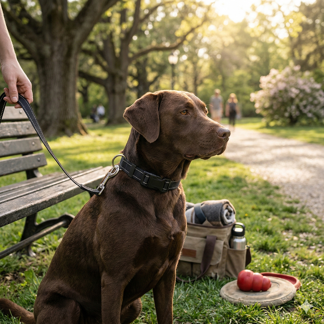 Collar Táctico y Resistente para Perros con Tiras Reflectantes Tallas Ajustables Yoyoso