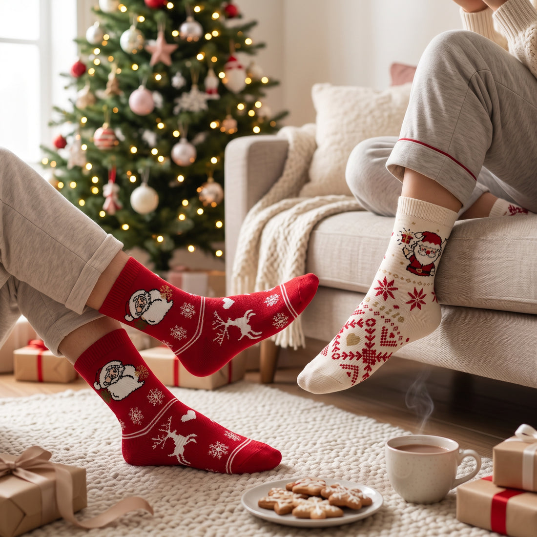 Set de Medias Navideñas x 2 Unidades Yoyoso