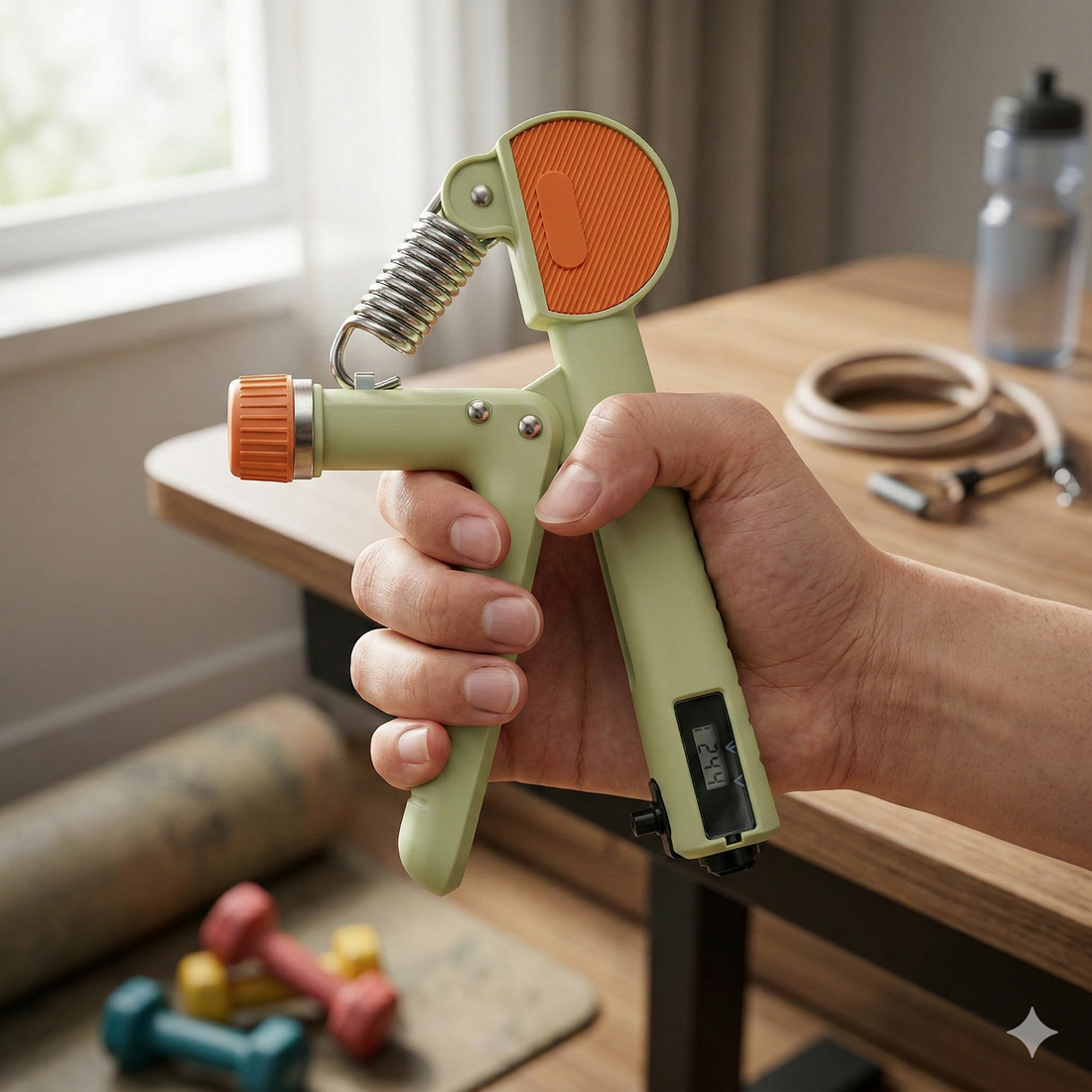 Ejercitador de Mano con Contador Ajustable y Agarre Ergonómico Yoyoso