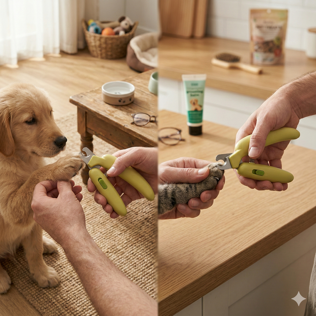 Cortaúñas Ergonómico para Perros y Gatos con Cuchilla de Precisión Yoyoso