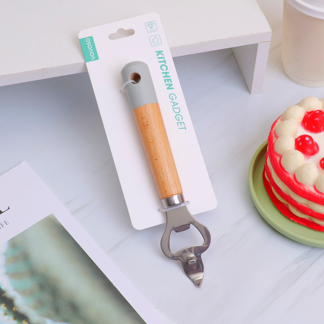 Destapador de Botellas Metálico Resistente Multiuso para Cocina y Bar Yoyoso