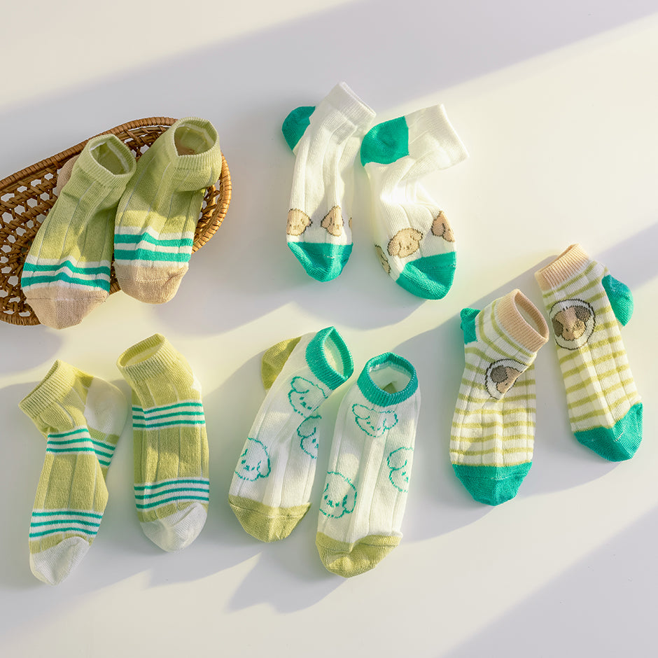 MEDIAS DE NIÑOS DE AGUACATE - 2 PARES L
