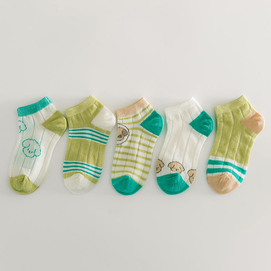 Medias De Niños De Aguacate 2 Pares L