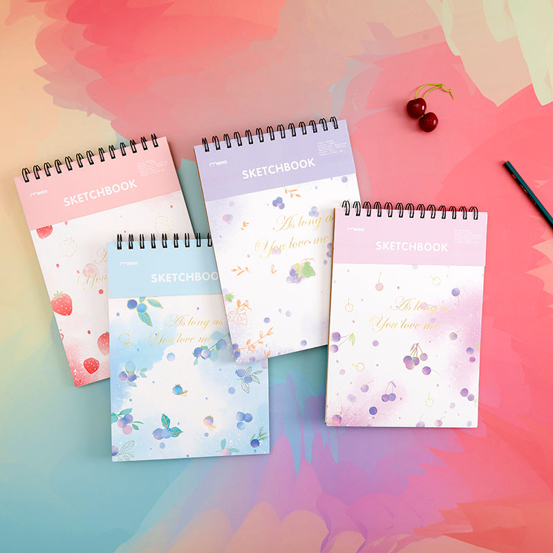 CUADERNO DE DIBUJO - FRUTAS A4 - 30 HOJAS