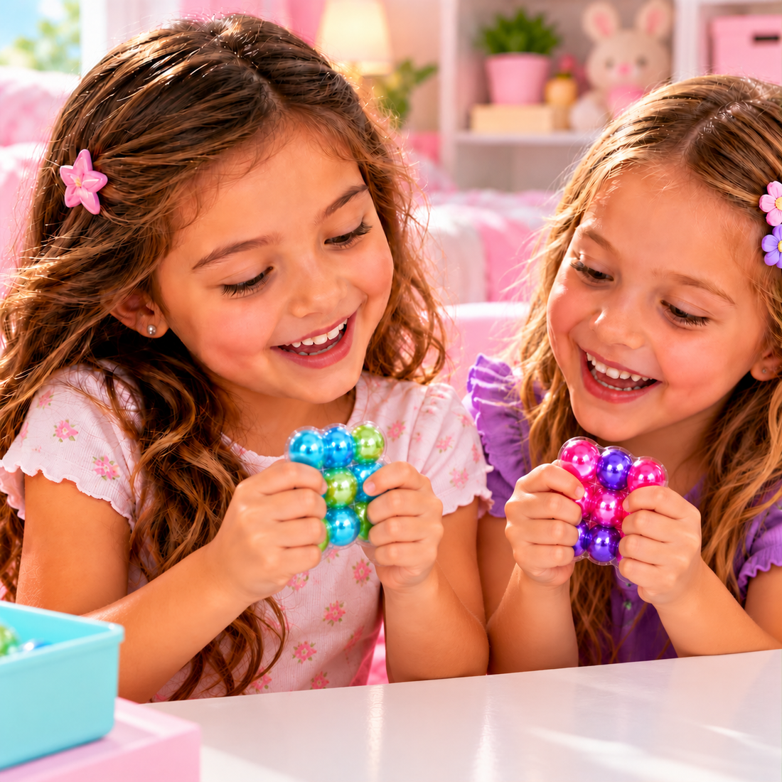 Squishy cuadrado con círculos  – Yoyoso
