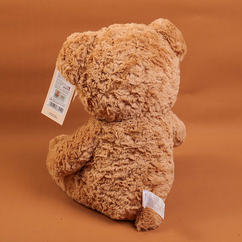 PELUCHE - TEDDY ISLAND - MARRON OSCURO SENTADO - 35CM