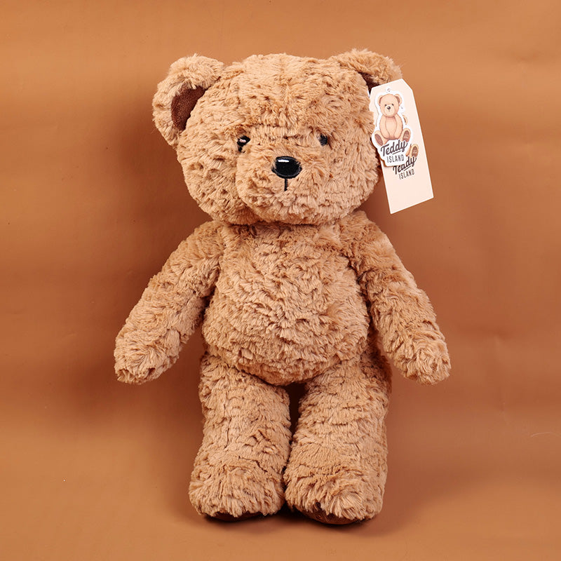 PELUCHE - TEDDY ISLAND - MARRON OSCURO - 45CM