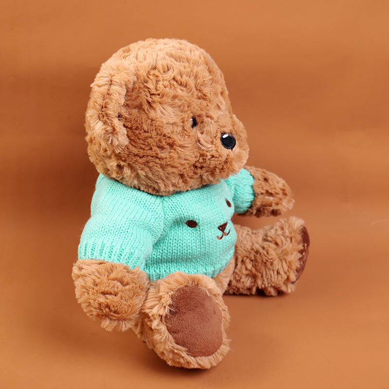 PELUCHE - TEDDY ISLAND - SUETER AZUL - 25CM