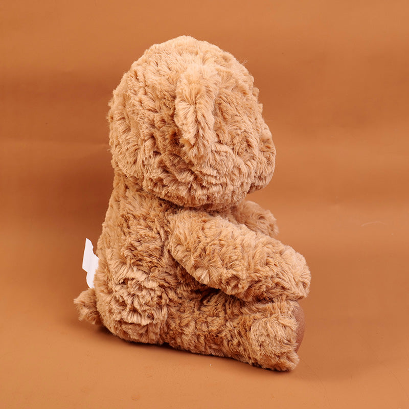 PELUCHE - TEDDY ISLAND - MARRON OSCURO SENTADO - 25CM