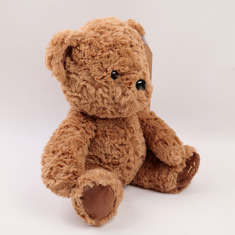 PELUCHE - TEDDY ISLAND - MARRON OSCURO SENTADO - 25CM