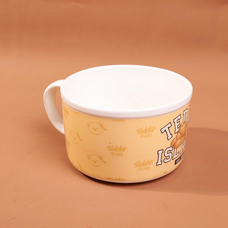 Tazon De Ceramica Teddy Island Mediano