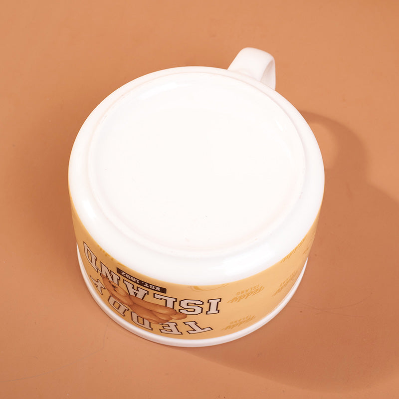 Tazon De Ceramica Teddy Island Mediano