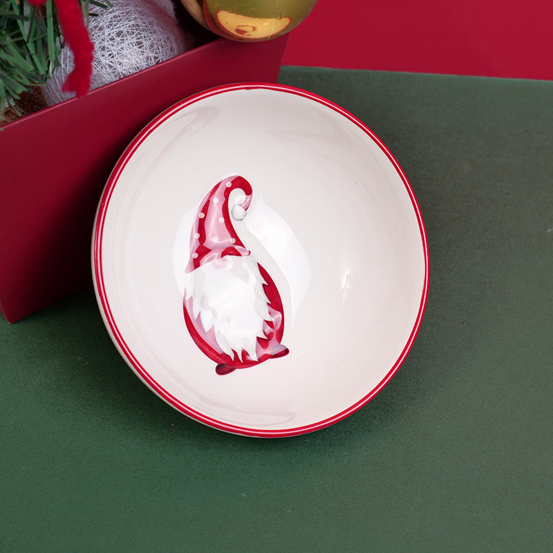 TAZON DE CERAMICA NAVIDEÑO - SANTA CLAUS - 11CM
