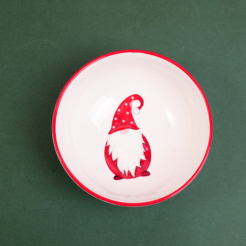 TAZON DE CERAMICA NAVIDEÑO - SANTA CLAUS - 11CM