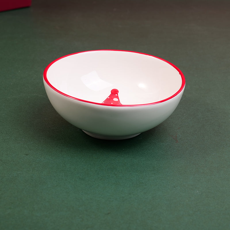 TAZON DE CERAMICA NAVIDEÑO - MUÑECO DE NIEVE