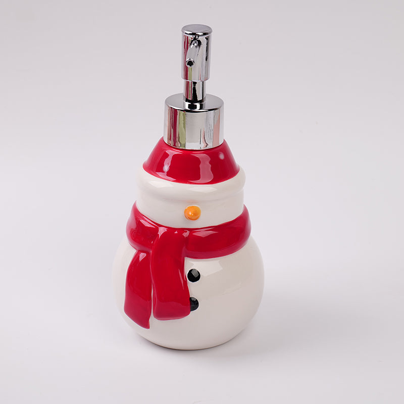 JABONERA NAVIDEÑA - MUÑECO DE NIEVE