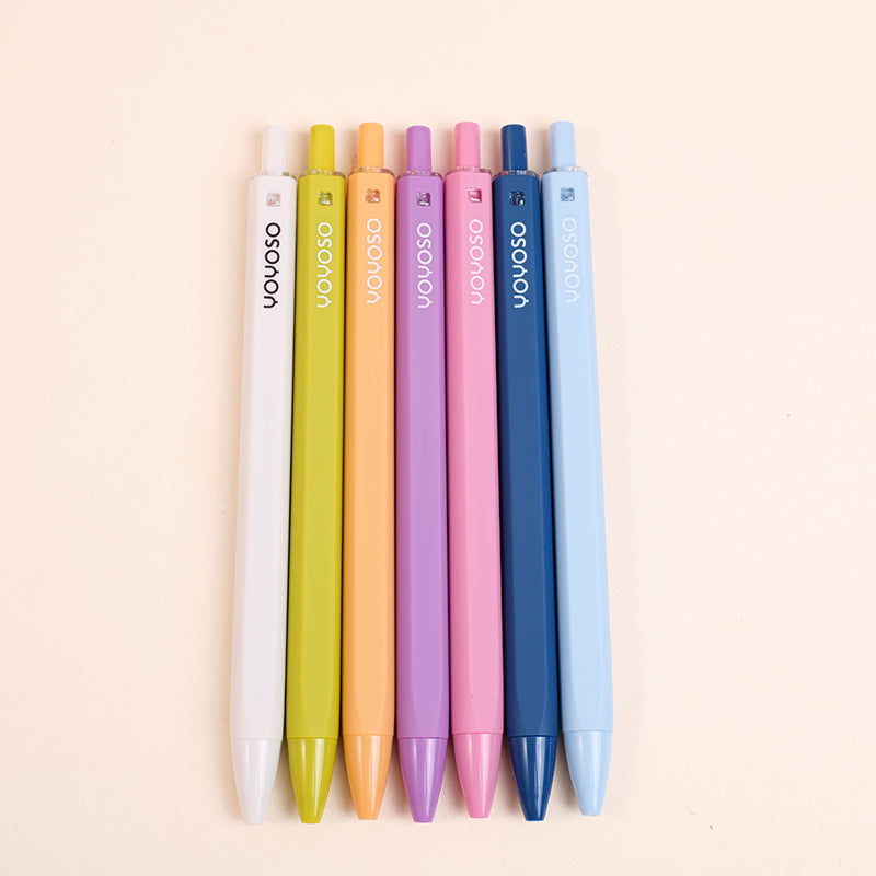 BOLIGRAFO CON AGARRE SUAVE NARANJA - TINTA NEGRA 0.5MM