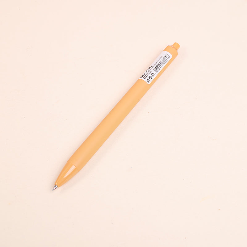 BOLIGRAFO CON AGARRE SUAVE NARANJA - TINTA NEGRA 0.5MM