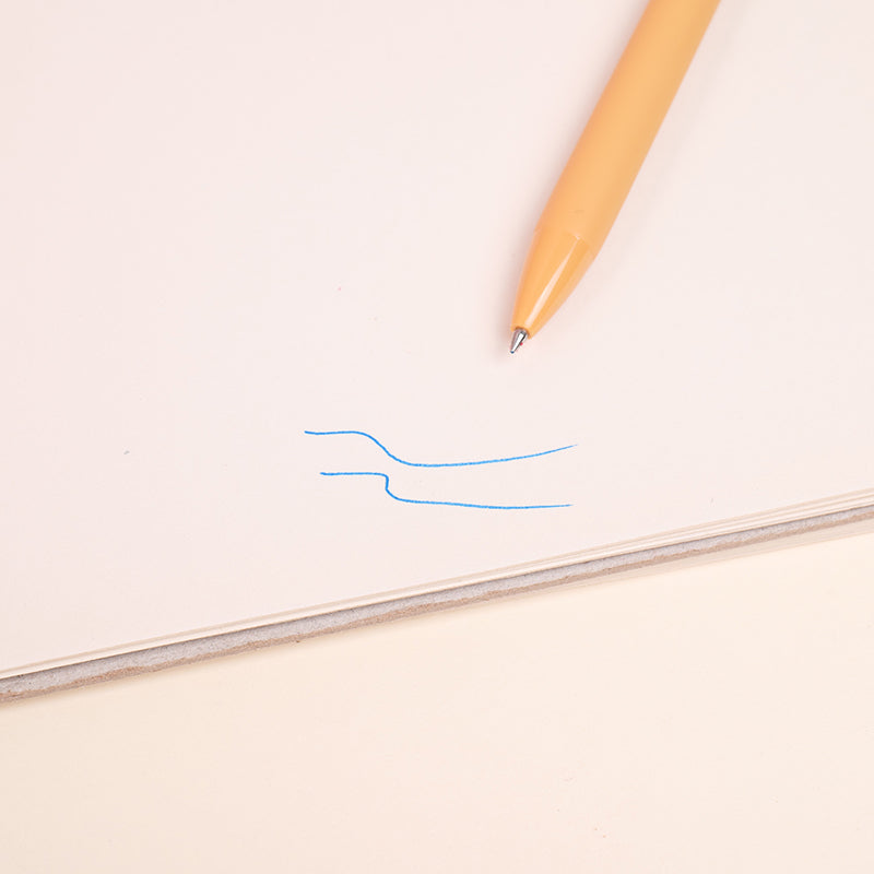 BOLIGRAFO CON AGARRE SUAVE NARANJA - TINTA NEGRA 0.5MM