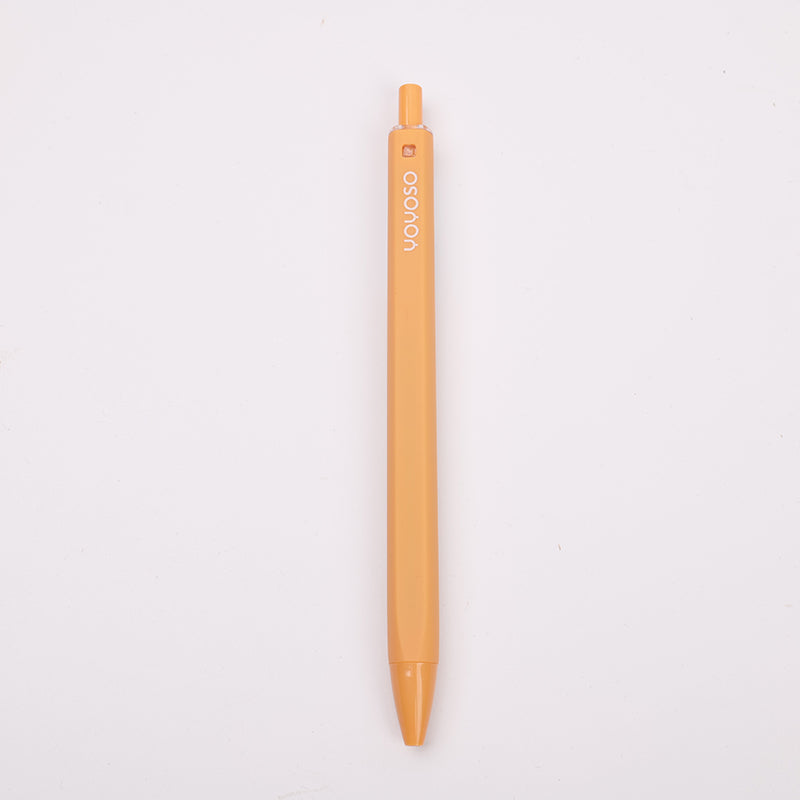 BOLIGRAFO CON AGARRE SUAVE NARANJA - TINTA NEGRA 0.5MM