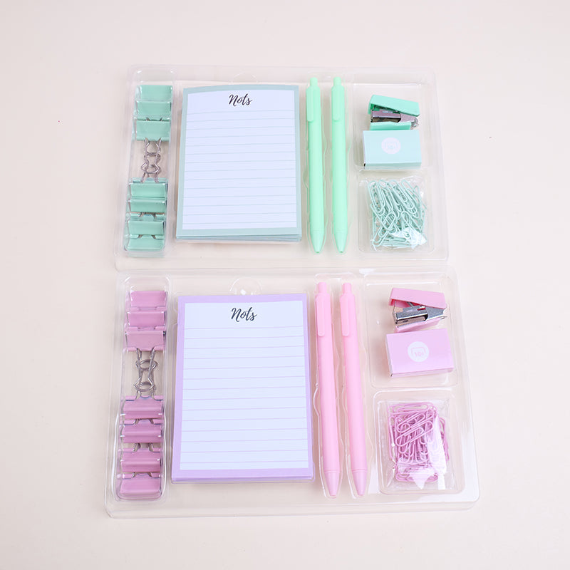 SET DE PAPELERIA - MACARON