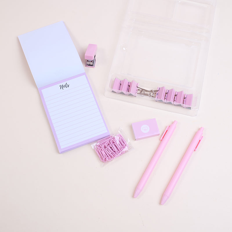 SET DE PAPELERIA - MACARON