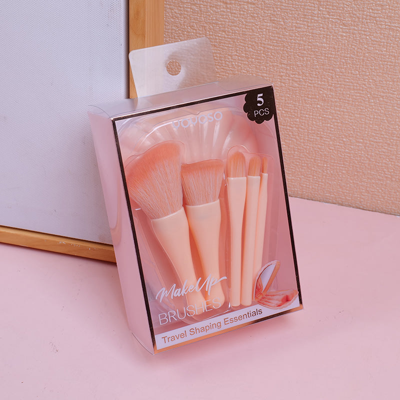 SET DE 5 BROCHAS  CON ESPEJO