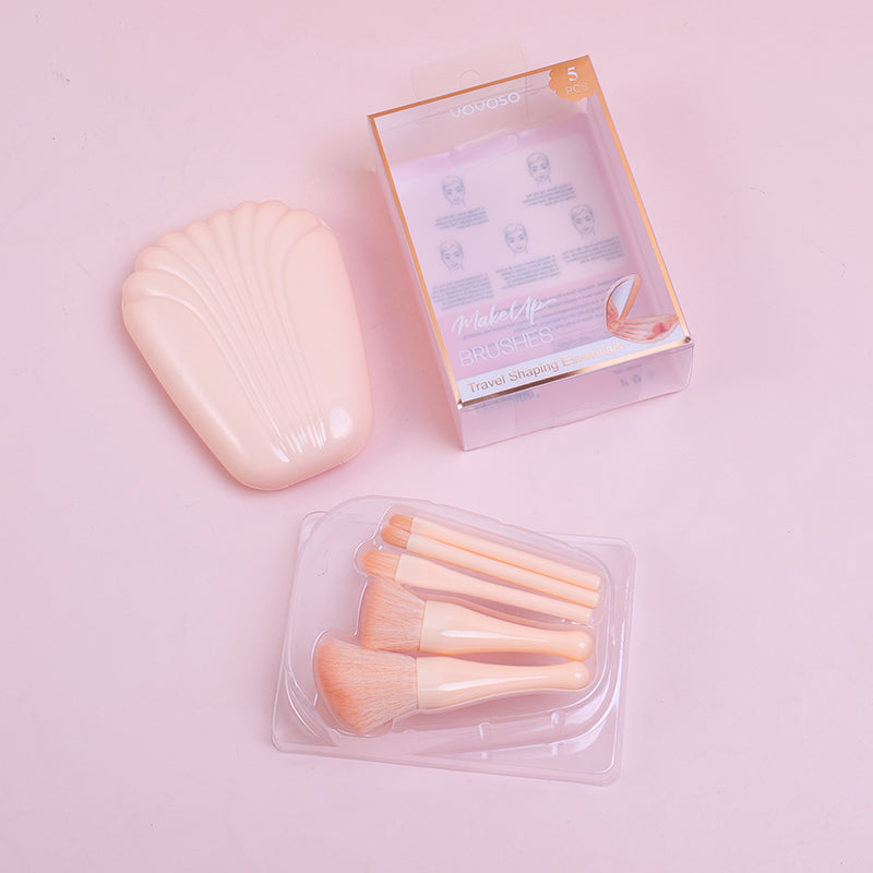 SET DE 5 BROCHAS  CON ESPEJO