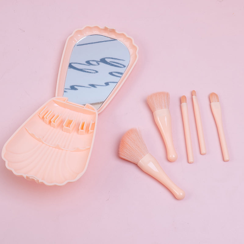 SET DE 5 BROCHAS  CON ESPEJO