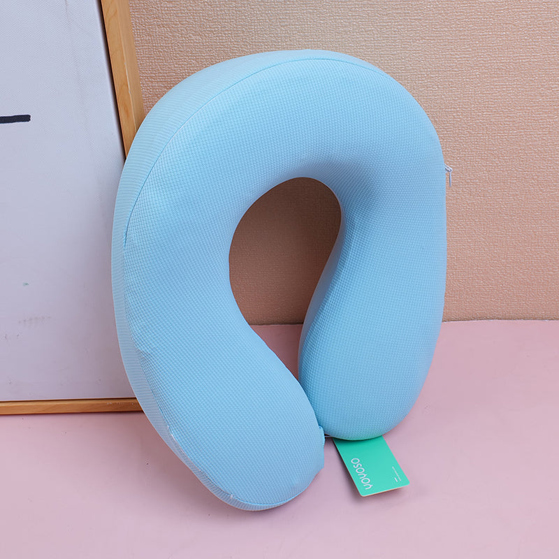 ALMOHADA EN U - AZUL