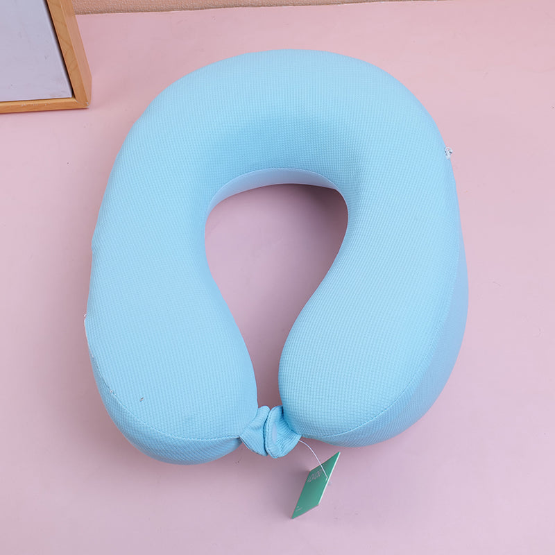 ALMOHADA EN U - AZUL