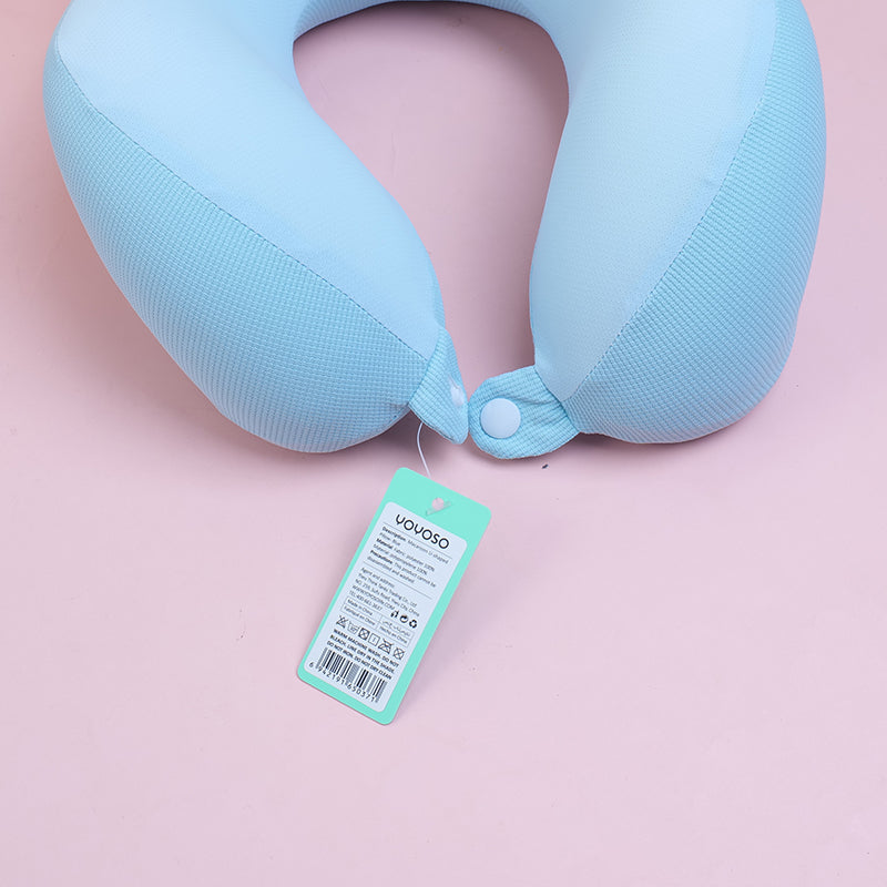 ALMOHADA EN U - AZUL